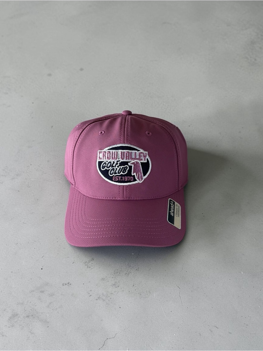 Crow Valley Golf Club Pink Baseball Cap